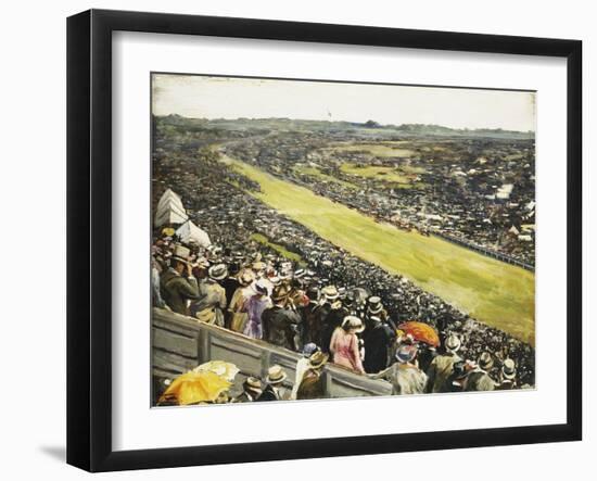 The Derby-Sir John Lavery-Framed Giclee Print