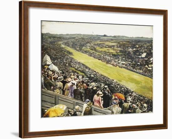 The Derby-Sir John Lavery-Framed Giclee Print