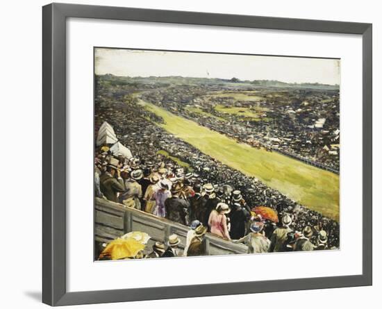 The Derby-Sir John Lavery-Framed Giclee Print