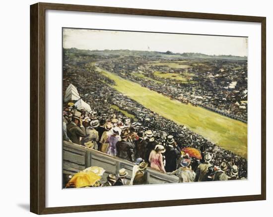 The Derby-Sir John Lavery-Framed Giclee Print