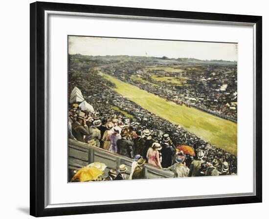 The Derby-Sir John Lavery-Framed Giclee Print