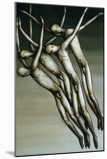The Descent, 1984-Evelyn Williams-Mounted Giclee Print