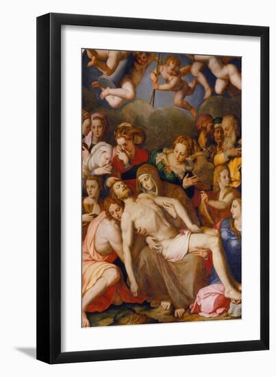 The Descent from the Cross, 1553-Agnolo Bronzino-Framed Giclee Print