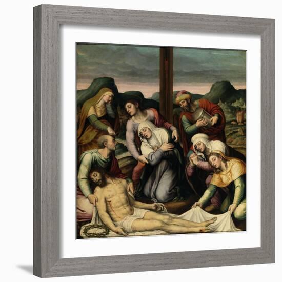 The Descent from the Cross, 16th century-Vicente Macip Comes-Framed Giclee Print