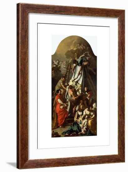 The Descent from the Cross, 1729-Francesco Solimena-Framed Giclee Print