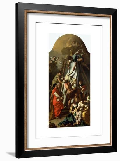 The Descent from the Cross, 1729-Francesco Solimena-Framed Giclee Print