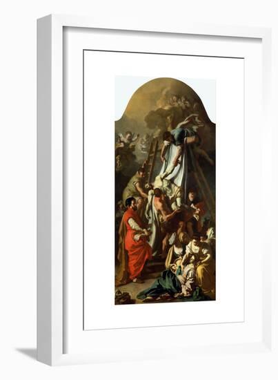 The Descent from the Cross, 1729-Francesco Solimena-Framed Giclee Print