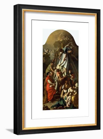 The Descent from the Cross, 1729-Francesco Solimena-Framed Giclee Print