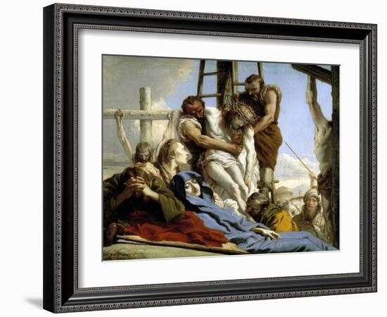 The Descent from the Cross, 1772-Giovanni Domenico Tiepolo-Framed Giclee Print