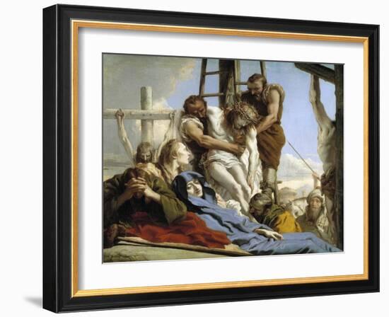 The Descent from the Cross, 1772-Giandomenico Tiepolo-Framed Giclee Print