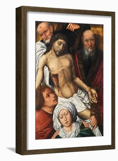 The Descent from the Cross, C. 1500-Colijn de Coter-Framed Giclee Print