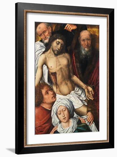 The Descent from the Cross, C. 1500-Colijn de Coter-Framed Giclee Print