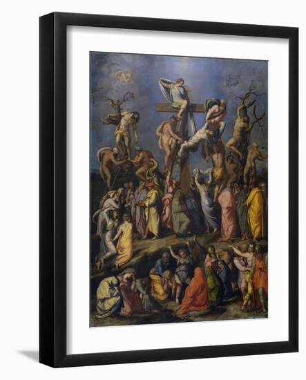 The Descent from the Cross, C. 1560-Alessandro Allori-Framed Giclee Print