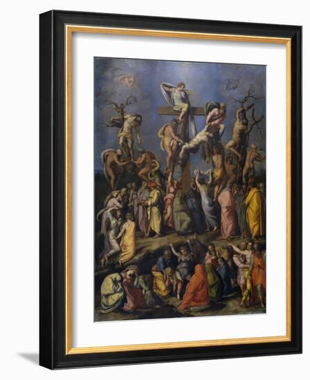 The Descent from the Cross, C. 1560-Alessandro Allori-Framed Giclee Print