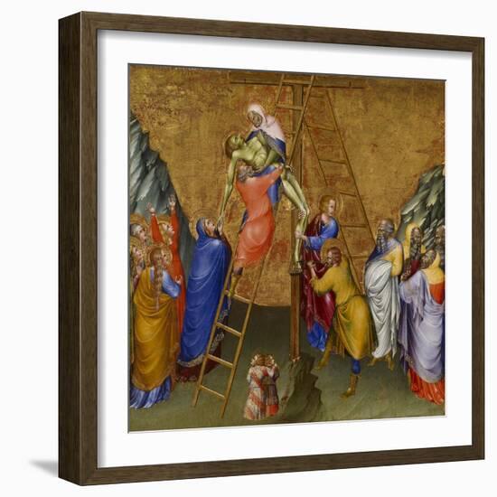 The Descent from the Cross, from the Malavolti altarpiece, 1426-Giovanni di Paolo di Grazia-Framed Giclee Print