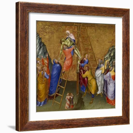 The Descent from the Cross, from the Malavolti altarpiece, 1426-Giovanni di Paolo di Grazia-Framed Giclee Print