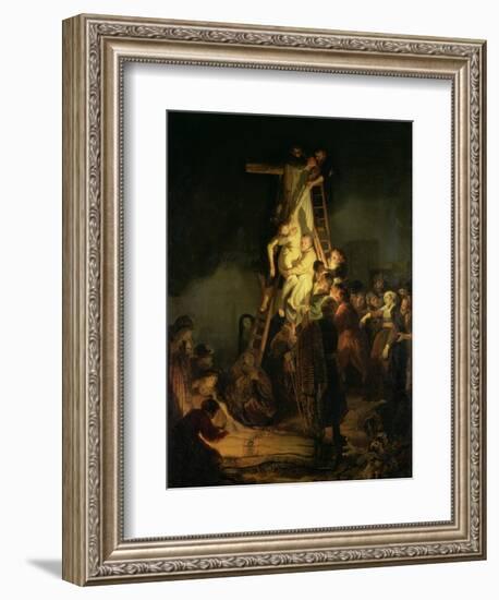 The Descent from the Cross-Rembrandt van Rijn-Framed Giclee Print