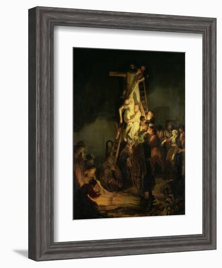 The Descent from the Cross-Rembrandt van Rijn-Framed Giclee Print