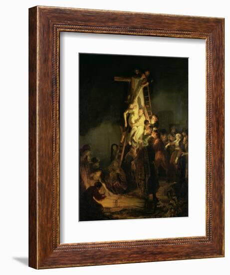 The Descent from the Cross-Rembrandt van Rijn-Framed Giclee Print