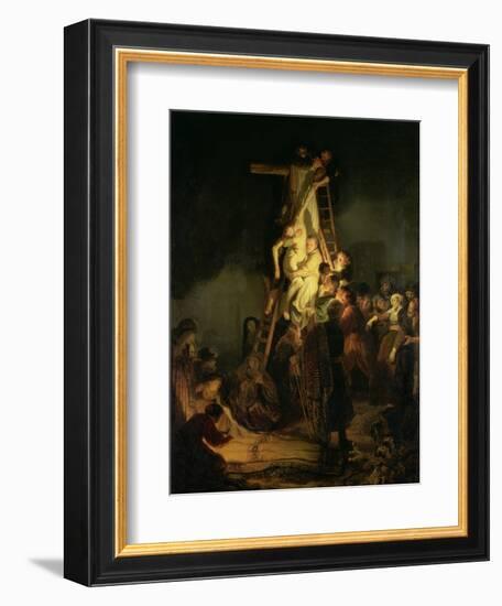 The Descent from the Cross-Rembrandt van Rijn-Framed Giclee Print