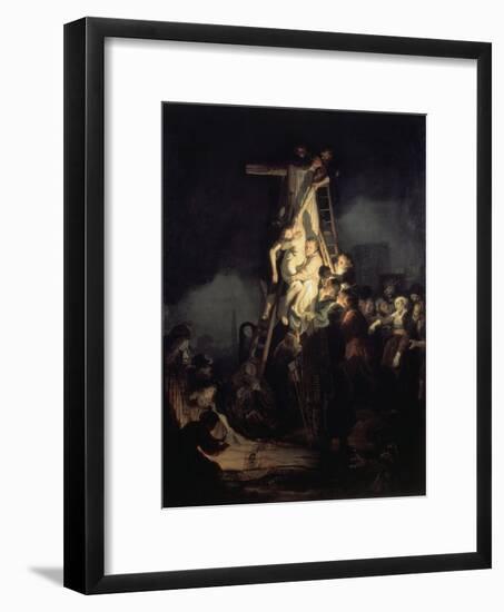 The Descent from the Cross-Rembrandt van Rijn-Framed Giclee Print