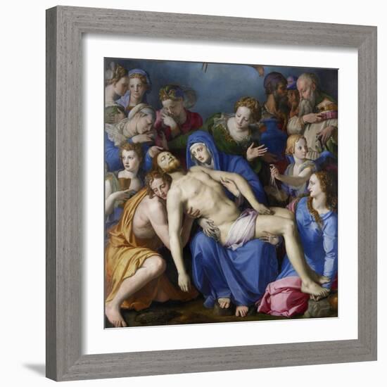 The Descent from the Cross-Agnolo Bronzino-Framed Giclee Print