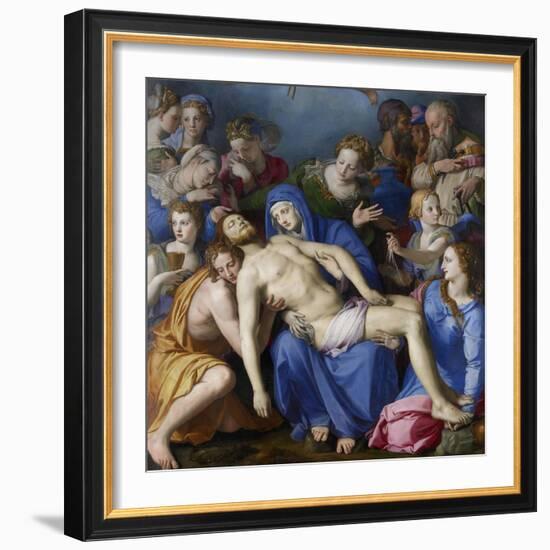 The Descent from the Cross-Agnolo Bronzino-Framed Giclee Print