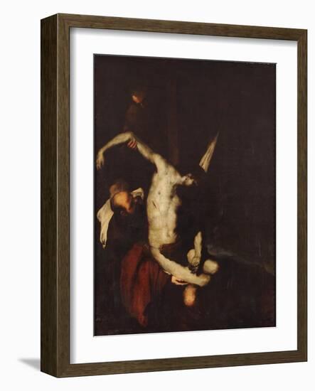 The Descent from the Cross-Luca Giordano-Framed Giclee Print