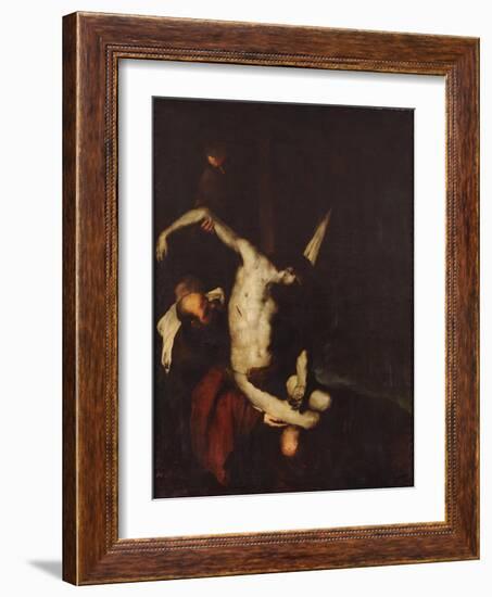 The Descent from the Cross-Luca Giordano-Framed Giclee Print