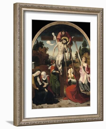 The Descent from the Cross-Juan Correa de Vivar-Framed Giclee Print