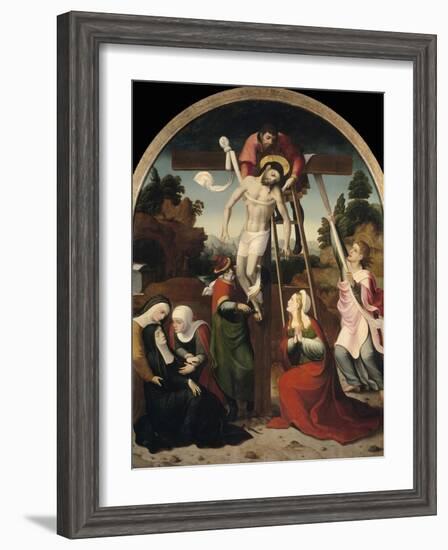 The Descent from the Cross-Juan Correa de Vivar-Framed Giclee Print