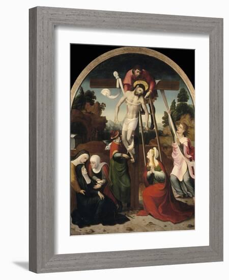 The Descent from the Cross-Juan Correa de Vivar-Framed Giclee Print