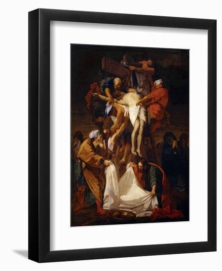 The Descent from the Cross-Jean Jouvenet-Framed Giclee Print