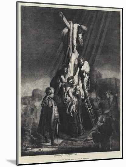 The Descent from the Cross-Rembrandt van Rijn-Mounted Giclee Print