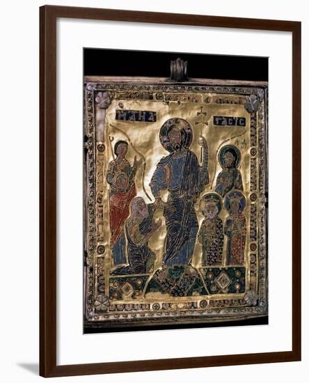 The Descent into Hell, 12th Century-null-Framed Photographic Print