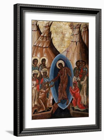 The Descent into Hell, Early16th C-null-Framed Giclee Print