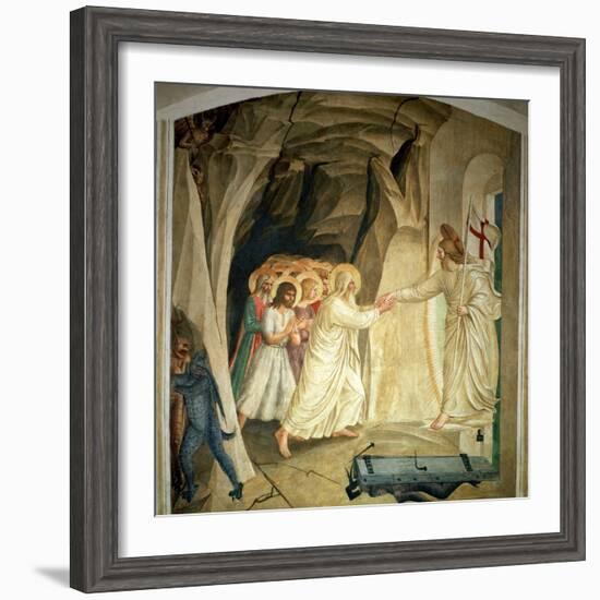 The Descent into Limbo, 1442-Fra Angelico-Framed Giclee Print