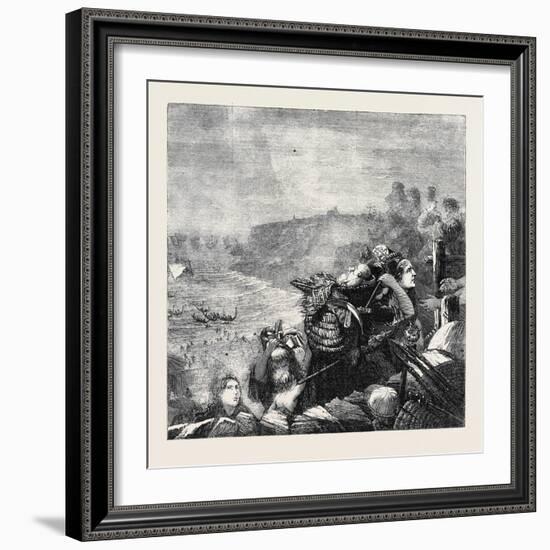 The Descent of the Danes-William Bell Scott-Framed Giclee Print