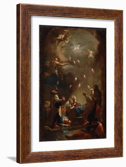 The Descent of the Holy Spirit (Pentecos), C. 1750-Joseph Ignaz Mildorfer-Framed Giclee Print