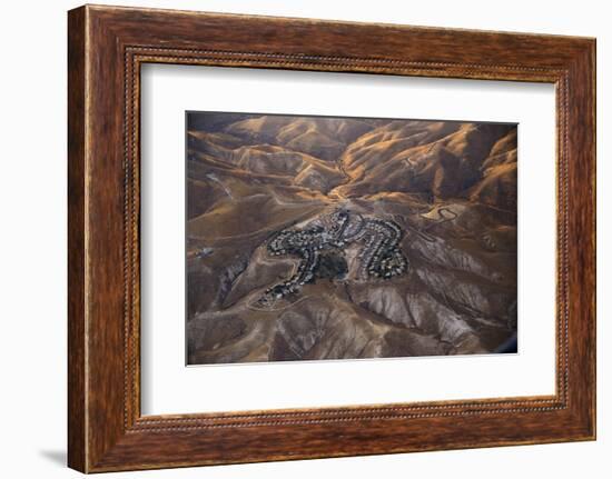 The Desert near the Dead Sea.-Stefano Amantini-Framed Photographic Print