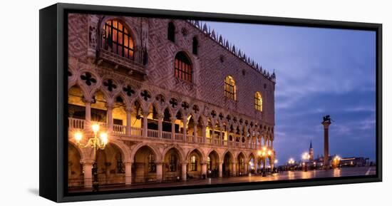 The Deserted St. Mark's Square in the Early Morning, Venice, UNESCO World Heritage Site-Karen Deakin-Framed Premier Image Canvas