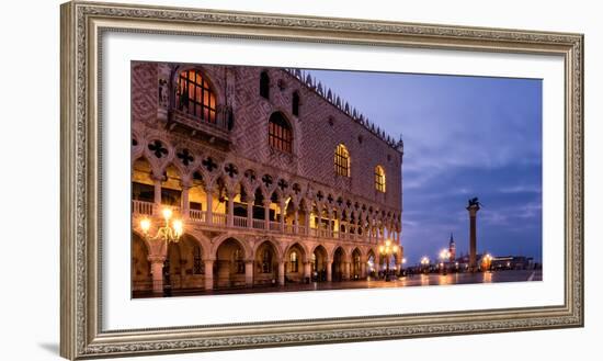 The Deserted St. Mark's Square in the Early Morning, Venice, UNESCO World Heritage Site-Karen Deakin-Framed Photographic Print