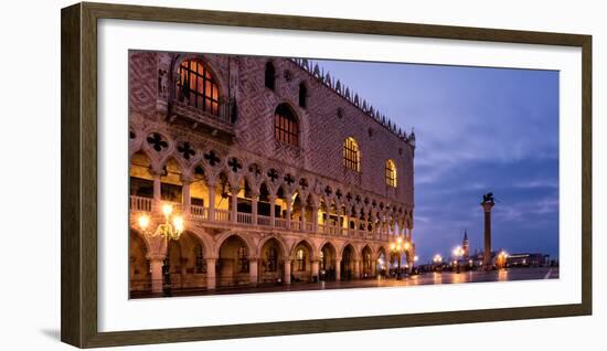 The Deserted St. Mark's Square in the Early Morning, Venice, UNESCO World Heritage Site-Karen Deakin-Framed Photographic Print