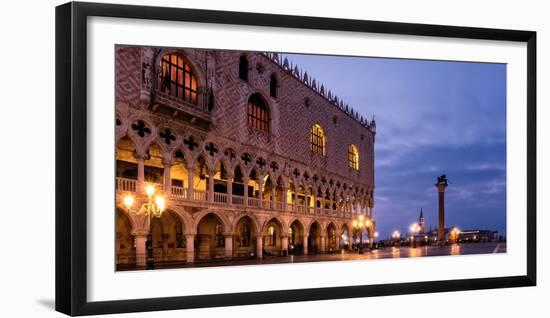 The Deserted St. Mark's Square in the Early Morning, Venice, UNESCO World Heritage Site-Karen Deakin-Framed Photographic Print