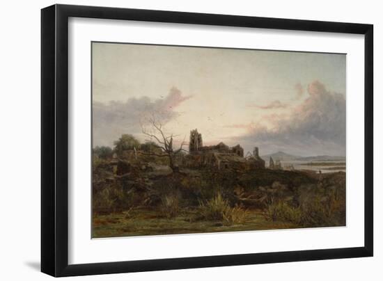 The Deserted Village (Goldsmith's)-James Holland-Framed Giclee Print