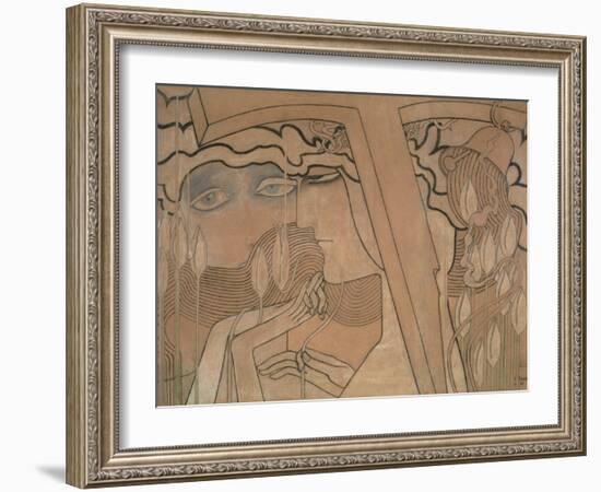 The Desire and the Satisfaction, 1893-Jan Theodore Toorop-Framed Giclee Print