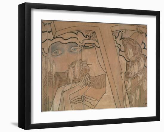 The Desire and the Satisfaction, 1893-Jan Theodore Toorop-Framed Giclee Print