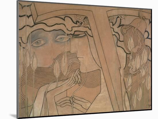 The Desire and the Satisfaction, 1893-Jan Theodore Toorop-Mounted Giclee Print