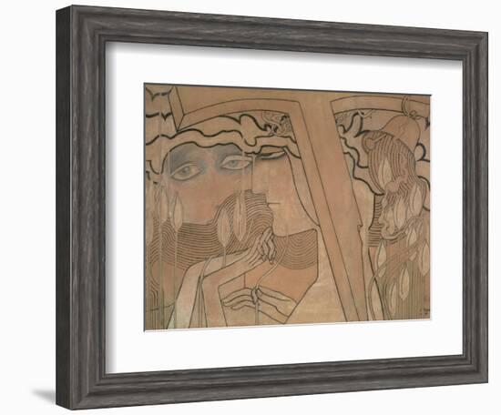 The Desire and the Satisfaction, 1893-Jan Theodore Toorop-Framed Giclee Print