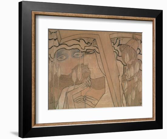 The Desire and the Satisfaction, 1893-Jan Theodore Toorop-Framed Giclee Print